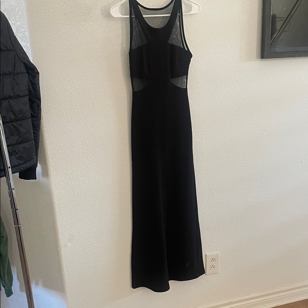 Lulu's Black Backless Dress